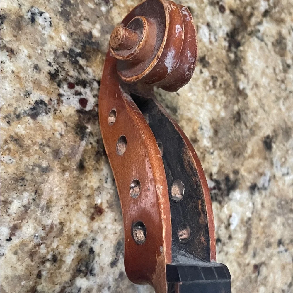 Stradivarius Rustic Brown Violin ~ Label inside - Picture 6 of 13